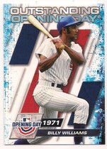 2021 Topps Opening Day Outstanding Opening Days #OOD-7 Billy Williams