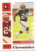 2020 Panini Chronicles Bronze #23 Nick Chubb
