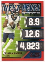 2021 Score Next Level Stats Red #NL8 Deshaun Watson