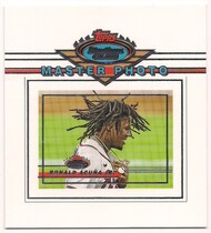 2021 Stadium Club Oversized Box Topper Master Photo Variation #OBPRA Ronald Acuna Jr.