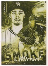 2021 Topps Fire Smoke and Mirrors Gold Minted #SM-10 Blake Snell