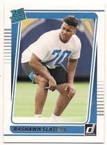 2021 Donruss Base Set #332 Rashawn Slater