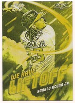 2021 Topps Fire We Have Liftoff Gold Minted #WHL-2 Ronald Acuna Jr.