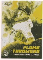 2021 Topps Fire Flame Throwers Gold Minted #FT-14 Mike Clevinger