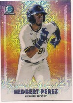 2021 Bowman Chrome Mega Box Dawn of Glory #DG-18 Hedbert Perez