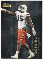 2021 Wild Card Matte Black (Retail) #MBC-19 Greg Rousseau