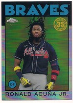 2021 Topps Chrome 1986 Topps #86BC-3 Ronald Acuna Jr.