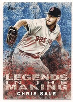 2018 Topps Legends in the Making Blue #LTM-CS Chris Sale