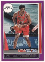 2021 Panini NBA Hoops Purple #65 Thaddeus Young