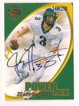 2002 Press Pass Autograph Power Picks #8 Joey Harrington
