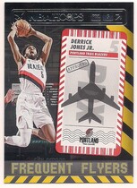 2021 Panini NBA Hoops Frequent Flyers #12 Derrick Jones Jr.