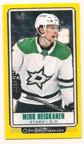 2021 Upper Deck O-Pee-Chee OPC Premier Tallboys Yellow Border #P-13 Miro Heiskanen