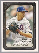 2021 Topps Gallery Printer Proof #112 Jacob Degrom