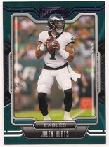 2021 Panini Playbook Purple #69 Jalen Hurts