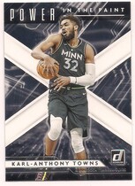 2021 Donruss Power in the Paint #5 Karl-Anthony Towns