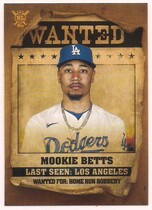 2021 Topps Big League Wanted #WT-2 Mookie Betts