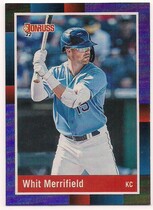 2022 Donruss Holo Purple #250 Whit Merrifield