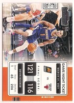 2021 Panini Contenders Game Night Ticket #19 Devin Booker