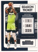 2021 Panini Contenders #5 Anthony Edwards