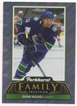 2021 Upper Deck Parkhurst Family Tradition #FT-3 Quinn Hughes