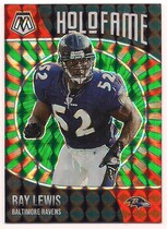 2021 Panini Mosaic HoloFame Green #1 Ray Lewis