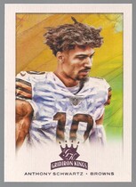 2021 Panini Chronicles Gridiron Kings Pink #GK-34 Anthony Schwartz
