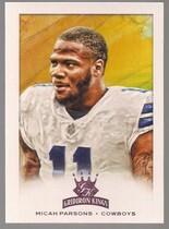 2021 Panini Chronicles Gridiron Kings Pink #GK-35 Micah Parsons
