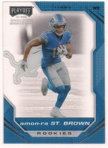 2021 Panini Chronicles Playoff Momentum Rookies #PMR-28 Amon-Ra St. Brown