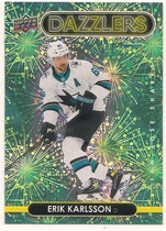 2021 Upper Deck Dazzlers Green Series 2 #DZ-87 Erik Karlsson