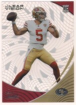 2021 Panini Chronicles Clear Vision Rookies #CVR-3 Trey Lance