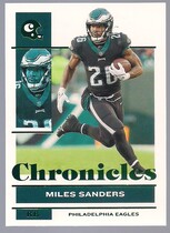 2021 Panini Chronicles Green #73 Miles Sanders