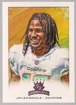 2021 Panini Chronicles Gridiron Kings Pink #GK-26 Jaylen Waddle