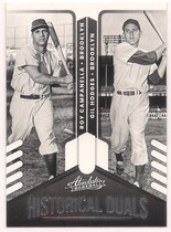 2022 Panini Absolute Historical Duals Retail #8 Gil Hodges|Roy Campanella