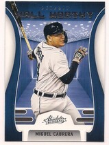 2022 Panini Absolute Hall Worthy Retail #4 Miguel Cabrera