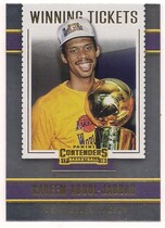 2017 Panini Contenders Winning Tickets #4 Kareem Abdul-Jabbar