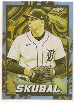 2022 Topps Fire Gold Minted #80 Tarik Skubal