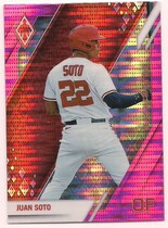 2022 Panini Chronicles Phoenix Pink Pulsar #21 Juan Soto