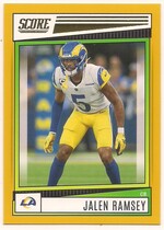 2022 Score Gold #159 Jalen Ramsey