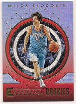 2017 Panini Essentials Essential Rookies #ER-15 Milos Teodosic
