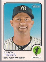 2022 Topps Heritage High Number #715 Aaron Hicks