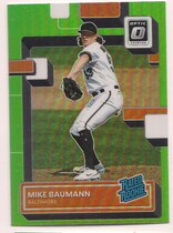 2022 Donruss Optic Lime Green #57 Mike Baumann