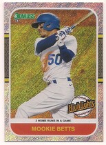 2021 Donruss Highlights Rapture #HI1 Mookie Betts