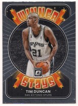 2021 Donruss Optic Winner Stays #19 Tim Duncan