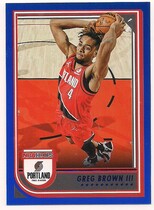 2022 Panini NBA Hoops Blue #214 Greg Brown Iii