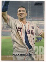 2018 Stadium Club Black Foil #246 Alex Bregman