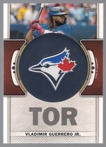 2023 Topps Team Logo Commemorative Patch #TLP-VG Vladimir Guerrero Jr.