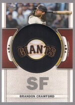 2023 Topps Team Logo Commemorative Patch #TLP-BC Brandon Crawford