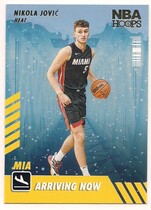 2022 Panini NBA Hoops Arriving Now Winter #27 Nikola Jovic