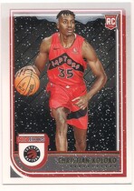 2022 Panini NBA Hoops Winter #261 Christian Koloko