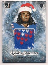 2022 Donruss Rookie Holiday Sweater #RHS-15 James Cook